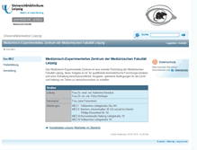 Tablet Screenshot of mez.uni-leipzig.de