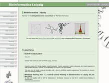 Tablet Screenshot of bioinf.uni-leipzig.de
