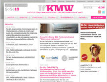 Tablet Screenshot of kmw.uni-leipzig.de