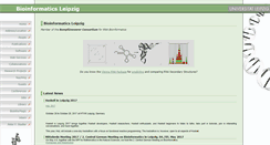 Desktop Screenshot of bioinformatik.uni-leipzig.de