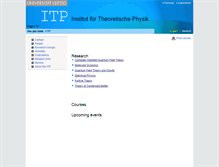 Tablet Screenshot of physik.uni-leipzig.de