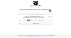 Desktop Screenshot of corpora.informatik.uni-leipzig.de