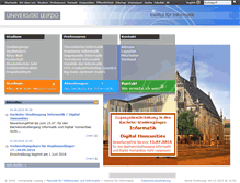 Tablet Screenshot of informatik.uni-leipzig.de
