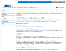 Tablet Screenshot of imise.uni-leipzig.de