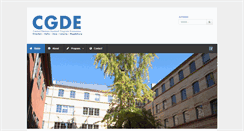 Desktop Screenshot of cgde.wifa.uni-leipzig.de