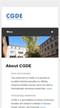Mobile Screenshot of cgde.wifa.uni-leipzig.de