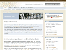 Tablet Screenshot of orient.uni-leipzig.de